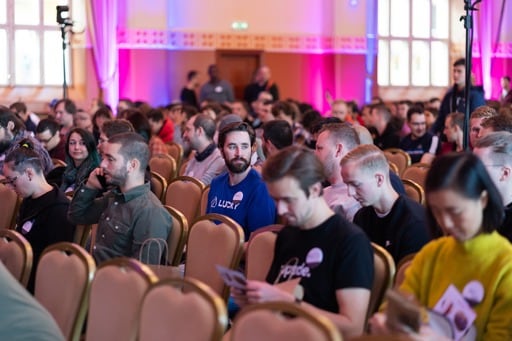 The audience in the congress hall