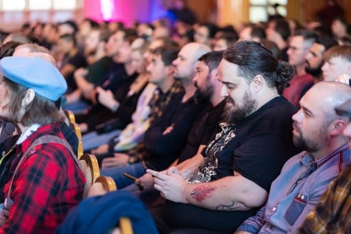 The audience in the congress hall