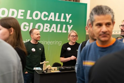 A wide-angle shot of the foyer