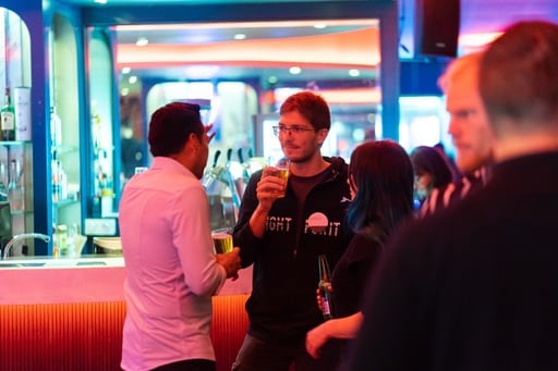 Group of three people